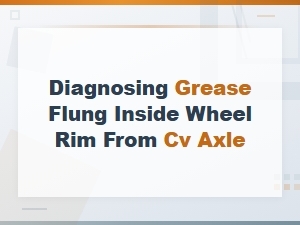 How to Clean Grease Inside Wheel Rims Flung From a Failing Cv Axle
